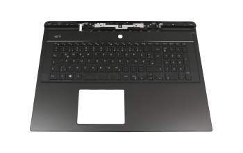 13N4-0JA0501 Original Dell Tastatur inkl. Topcase DE (deutsch) schwarz/schwarz mit Backlight