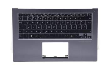 13NB02P1P02311 Original Asus Tastatur inkl. Topcase DE (deutsch) schwarz/silber mit Backlight