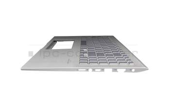 13NB0MI2AM0121 Original Asus Tastatur inkl. Topcase DE (deutsch) silber/silber mit Backlight