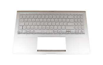 13NB0NM1P01011-1 Original Asus Tastatur inkl. Topcase DE (deutsch) silber/silber mit Backlight