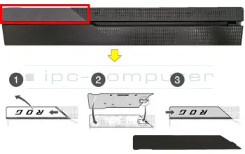 Asus 13NR0591AP0501 G733QS-1A THERMAL COVER ASSY