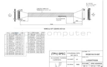 Asus 14004-00690200 LMT VG278H LVDS Kabel (CMI)