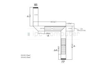 Asus 14010-00785100 E510MA FP FFC 8P 0.5MM L171.5