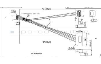 Asus 14011-03670100 D641SC HDD PW Kabel