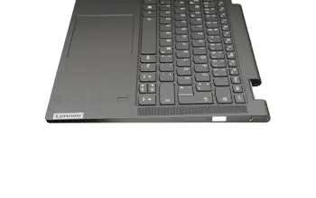 14494218 Original Lenovo Tastatur inkl. Topcase DE (deutsch) grau/grau mit Backlight