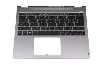 14604E67K203 Original Acer Tastatur inkl. Topcase DE (deutsch) schwarz/grau mit Backlight