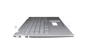 15004E5BK201 Original Acer Tastatur DE (deutsch) silber mit Backlight