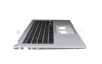 15F15HT7601 Original Acer Tastatur inkl. Topcase DE (deutsch) schwarz/silber