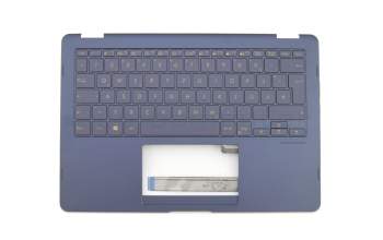 16N2UA176H129D Original Asus Tastatur inkl. Topcase DE (deutsch) schwarz/blau mit Backlight