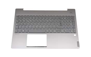 17G56E0J686C Original Lenovo Tastatur inkl. Topcase SP (spanisch) grau/grau mit Backlight