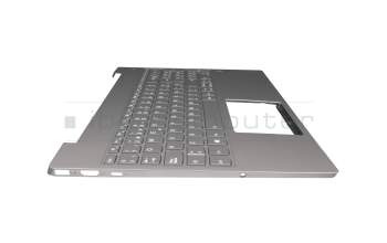 17G56E0J686C Original Lenovo Tastatur inkl. Topcase SP (spanisch) grau/grau mit Backlight