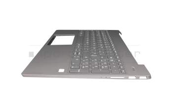 17G56E0J686C Original Lenovo Tastatur inkl. Topcase SP (spanisch) grau/grau mit Backlight