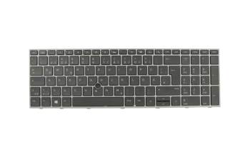 17H6UX10BE0341 Original HP Tastatur DE (deutsch) schwarz mit Backlight und Mouse-Stick
