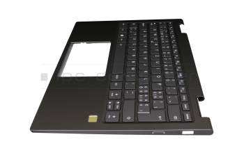 19071914-273 Original Lenovo Tastatur inkl. Topcase CH (schweiz) anthrazit/anthrazit mit Backlight