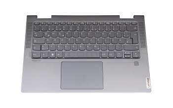 1CZ213006H Original Lenovo Tastatur inkl. Topcase DE (deutsch) grau/grau mit Backlight