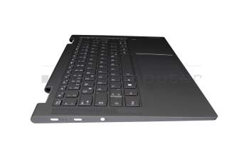 1CZ213006H Original Lenovo Tastatur inkl. Topcase DE (deutsch) grau/grau mit Backlight