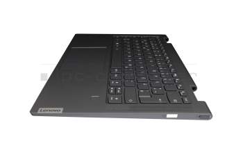 1CZ213006H Original Lenovo Tastatur inkl. Topcase DE (deutsch) grau/grau mit Backlight