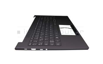 1KAFZZG0067 Original Lenovo Tastatur inkl. Topcase DE (deutsch) schwarz/grau mit Backlight