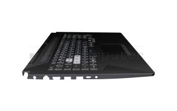 1KAHZZG008V Original Asus Tastatur inkl. Topcase DE (deutsch) schwarz/transparent/schwarz mit Backlight