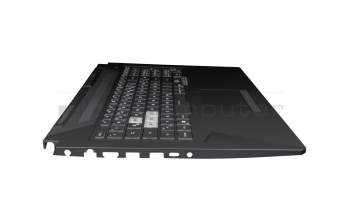 1KAHZZG010W Original Asus Tastatur inkl. Topcase DE (deutsch) schwarz/transparent/schwarz mit Backlight