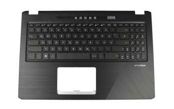 1KAHZZQ0053 Original Asus Tastatur inkl. Topcase DE (deutsch) schwarz/schwarz mit Backlight