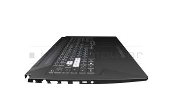 1KAHZZQ010K Original Asus Tastatur inkl. Topcase DE (deutsch) schwarz/transparent/schwarz mit Backlight