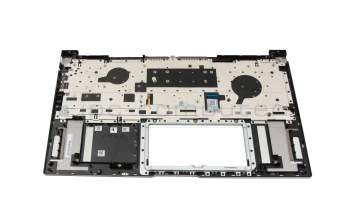 1KAHZZU033W Original Asus Tastatur inkl. Topcase US (englisch) schwarz/grau mit Backlight