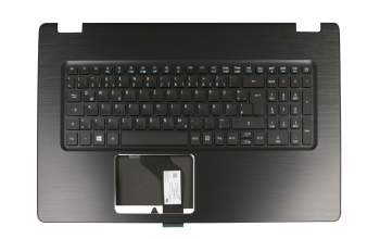 1KAJZZG005H Original Quanta Tastatur inkl. Topcase DE (deutsch) schwarz/schwarz mit Backlight