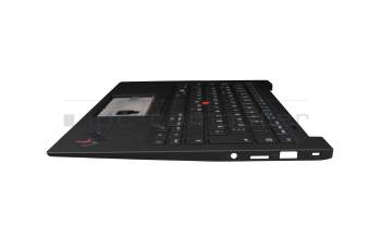 20221028LKC Original Lenovo Tastatur inkl. Topcase DE (deutsch) schwarz/schwarz mit Backlight und Mouse-Stick