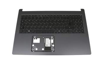 21F26AH7601 Original Acer Tastatur inkl. Topcase DE (deutsch) schwarz/grau mit Backlight