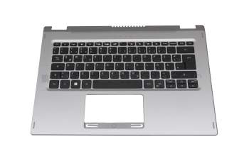 2201150:.A01 Original Acer Tastatur inkl. Topcase DE (deutsch) schwarz/silber