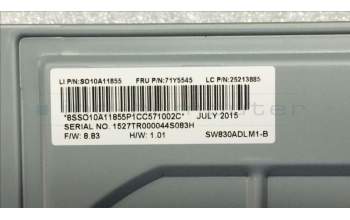 Lenovo 25213885 Panasonic SW830 HH SATA Rambo