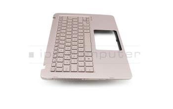 28N00G3VHQABL Original Asus Tastatur inkl. Topcase DE (deutsch) silber/rosé mit Backlight