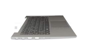 2AD0688 Original Lenovo Tastatur inkl. Topcase DE (deutsch) anthrazit/silber mit Backlight