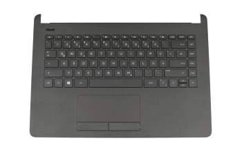 2B-AB208Q110 Original HP Tastatur inkl. Topcase DE (deutsch) schwarz/schwarz mesh