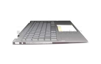 2H-BCRGMI63411 Original HP Tastatur inkl. Topcase DE (deutsch) silber/silber mit Backlight