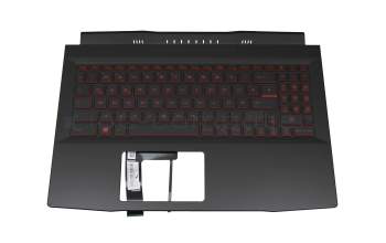 307581C211 Original MSI Tastatur inkl. Topcase DE (deutsch) schwarz/rot/schwarz mit Backlight