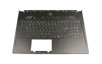 3076H7C228 Original MSI Tastatur inkl. Topcase DE (deutsch) schwarz/schwarz mit Backlight