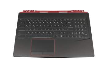 3076P1C214HG0 Original MSI Tastatur inkl. Topcase DE (deutsch) schwarz/schwarz mit Backlight
