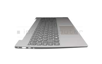 3255-002 Original Lenovo Tastatur inkl. Topcase DE (deutsch) grau/silber