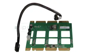 Fujitsu A3C40135239 original Server Ersatzteil HDD-Backplate Platine (inkl. Kabel) Gebraucht