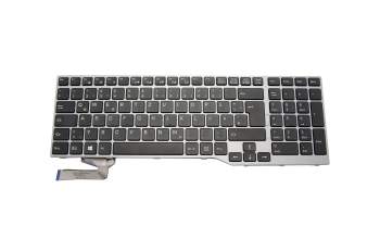 38045444 Original Fujitsu Tastatur DE (deutsch) schwarz mit Backlight