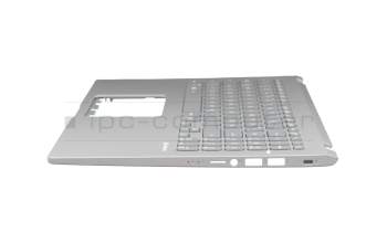 39XKRTAJN30 Original Asus Tastatur inkl. Topcase DE (deutsch) grau/silber
