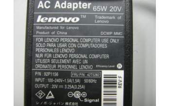 Lenovo 42T5282 ADAPTR Delta65W20V2p