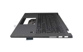 433.OK108.0001 Original Lenovo Tastatur inkl. Topcase DE (deutsch) schwarz/grau mit Backlight