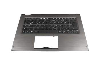 439.0DV01.0002 Original Acer Tastatur inkl. Topcase DE (deutsch) schwarz/grau