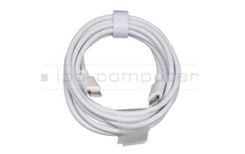 04071375 Huawei USB-C Daten- / Ladekabel weiß 1,80m (USB 2.0 Type C to C; 20V 3.3A)