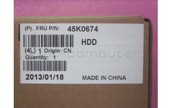 Lenovo 45K0674 HDD_ASM HDD 500G 5400 DT2 SATA