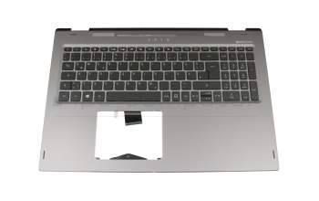 45M0CSCS000892 Original Acer Tastatur inkl. Topcase DE (deutsch) schwarz/silber mit Backlight