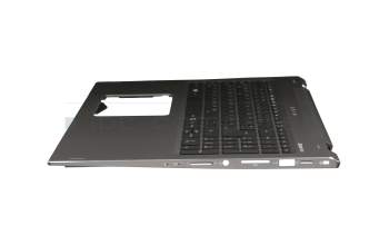 45M0CSCS000892 Original Acer Tastatur inkl. Topcase DE (deutsch) schwarz/silber mit Backlight